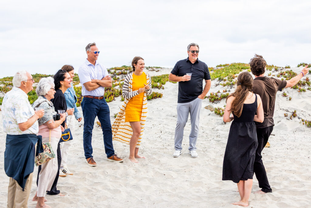 Coronado Engagement Photographer | The Sweetest Shell Hunt Proposal in the Sand Dunes san diego engagement photographer 3